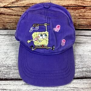 Vintage Spongebob Squarepants Jelly Fishing Adjustable Hat